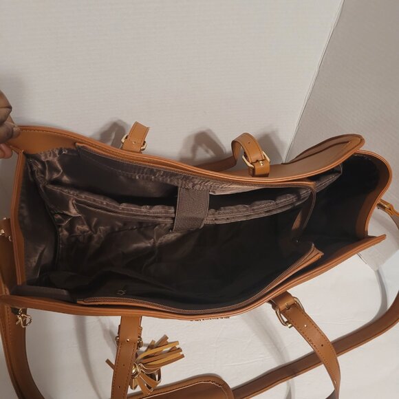 Lovelook Laptop Bag for Women Lightweight PU Laptop Tote Bag, Large Capacity... - Picture 9 of 10